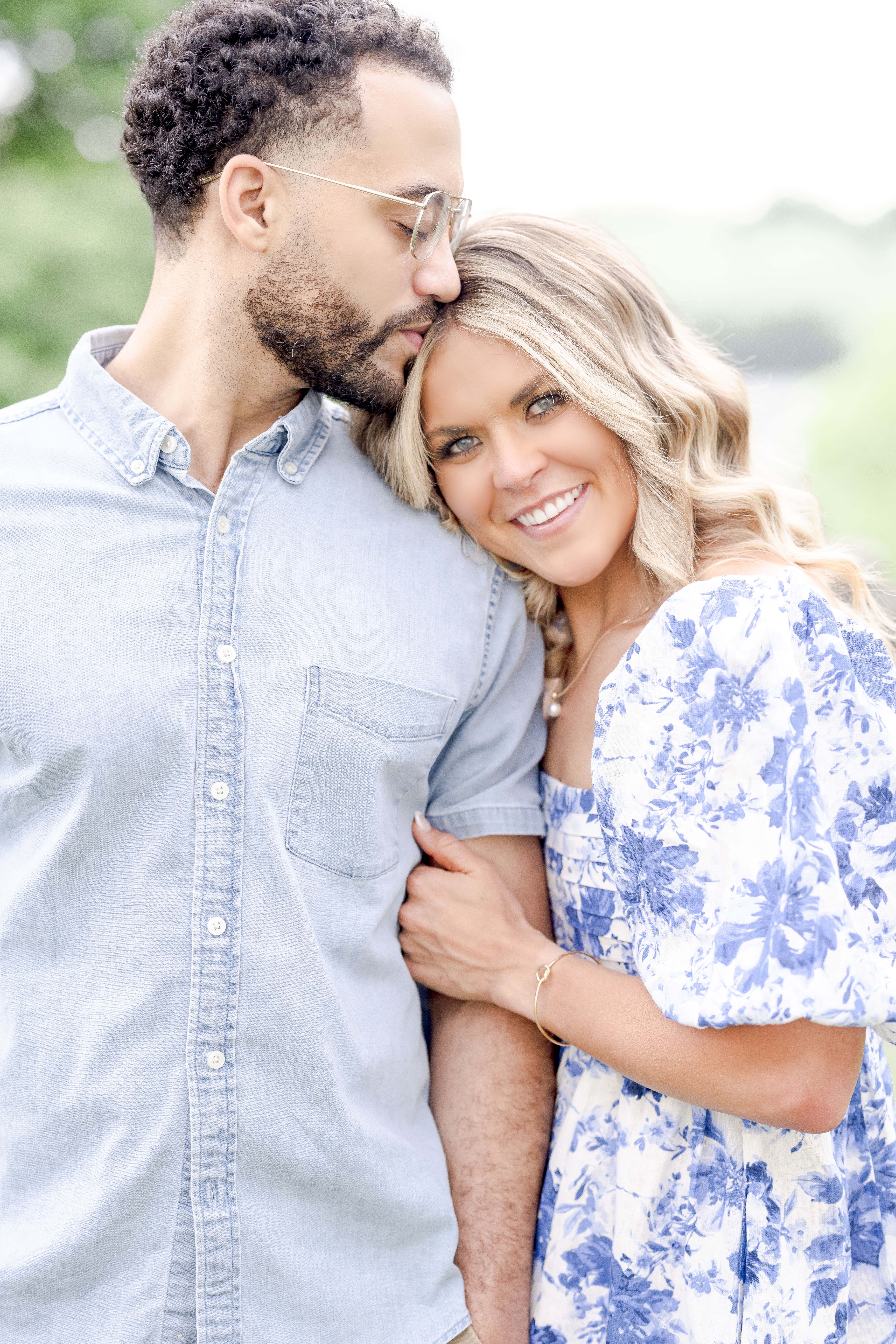 Engagement session at Newfields in Indianapolis, Indiana